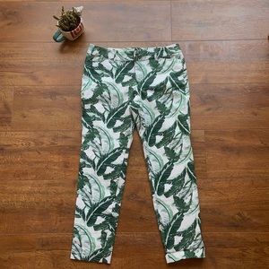 Of Navy Jungle Leaves Pixie Pants